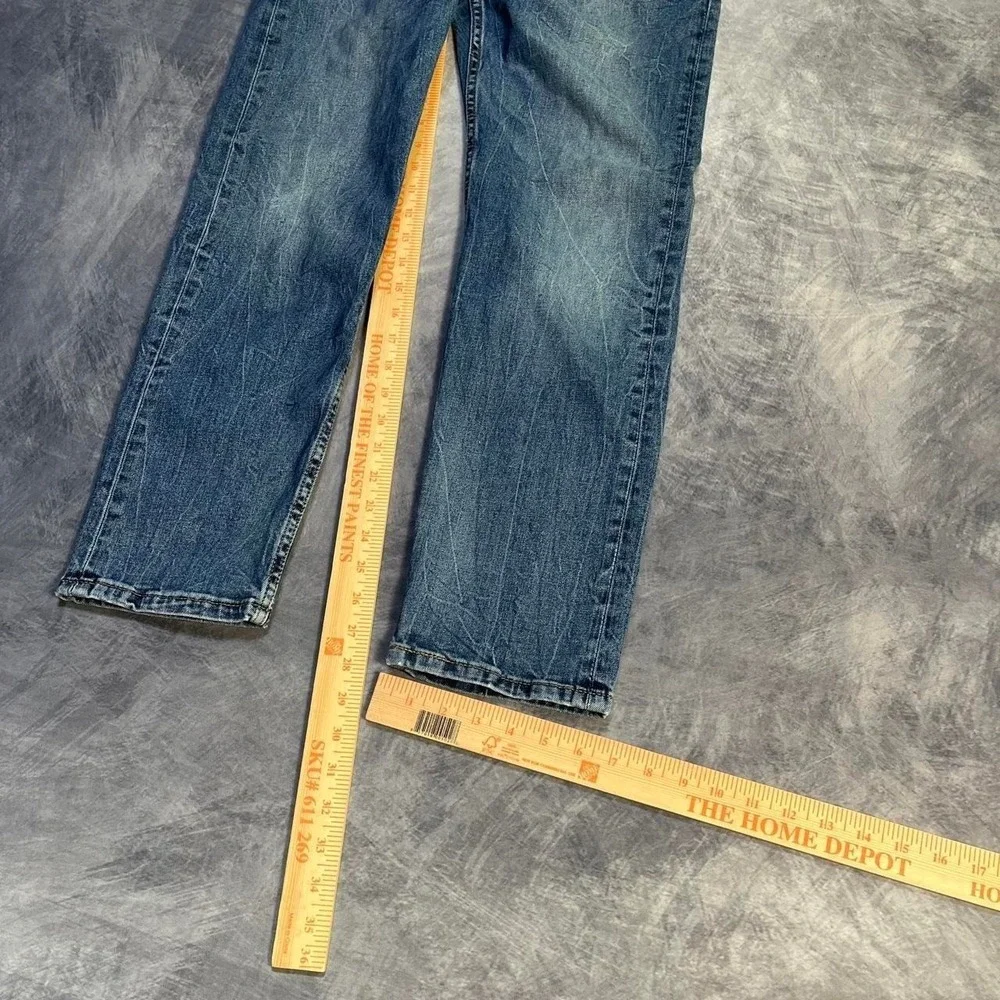 Levi's 502 Mid Wash Faded Denim Jeans